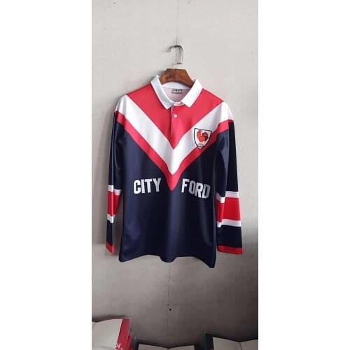 1976 EASTERN SUBURBS ROOSTERS RETRO RUGBY JERSEY size S-M-L-XL-XXL-3XL-4XL-5XL