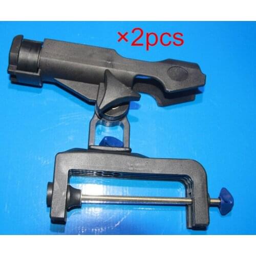 2PCS Fishing Rod Holder Boat Kayak Adjustable Swivel Side Mount Kits Tackle Type 02