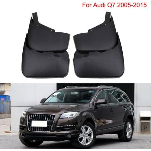 4 PCS Front Rear Car Mudguards for Audi Q7 2005-2015 Mudflap Fender Mud Flaps 2006 2007 2008 2009 2010 2011 2012 2013 2014