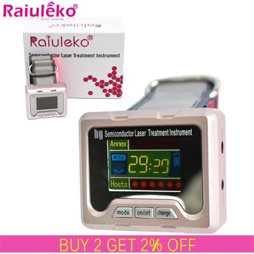 650nm Diode Low Level Laser Therapy Watch LLLT For Diabetes Rhinitis Cholesterol Physiotherapy Treatment Healthcare Hypertension