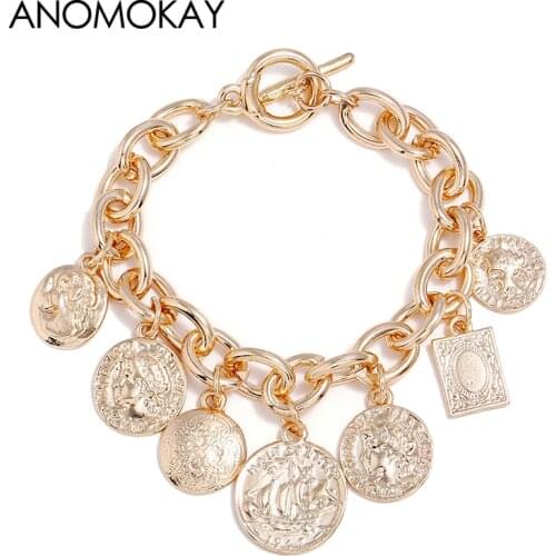 ANOMOKAY Metal Bracelets