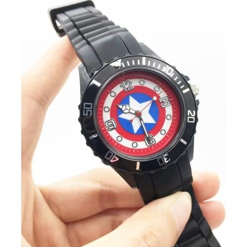 Boys Watch Quartz Fashion Soft PU Strap Wrist Watches for Children Kids Students Gift