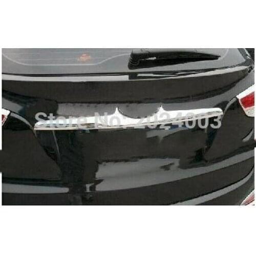 Tailgate decorative sequins 2010-2012 For Hyundai ix35 ABS Chrome Rear Trunk Lid Cover Trim car styling