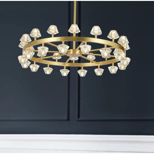 HAWBOIRRY Crystal Pendant Lights