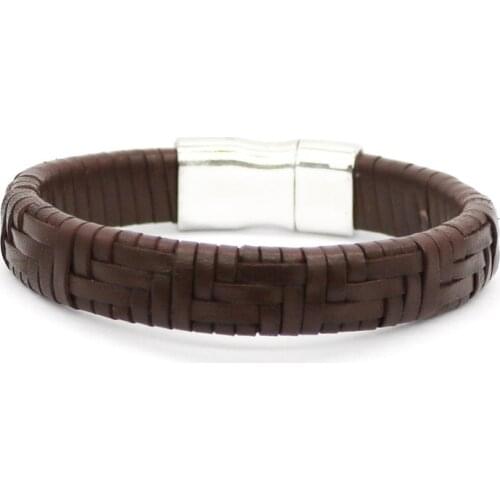 HOT New Fashion Mens Alloy Style Bracelet High Quality Retro Bracelet Bracelet Fashion Jewelry Leather Bracelet Womens