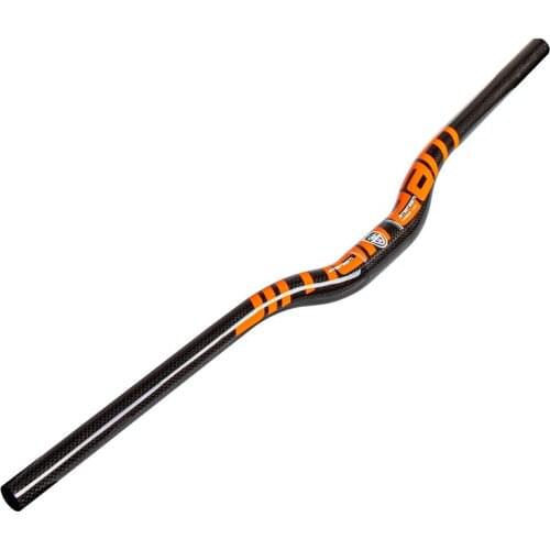 Jimaiteam 3K Gloss Carbon Fiber MTB Handlebar Riser Handlebar For Mountain Bicycle 31.8 x 720mm