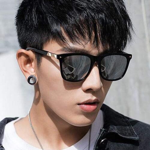 Men Fashions 2021 Oval square Sunglasses Clear Classic UV400 Sun Glasses Trends for 2021 Transparent Shades for Women