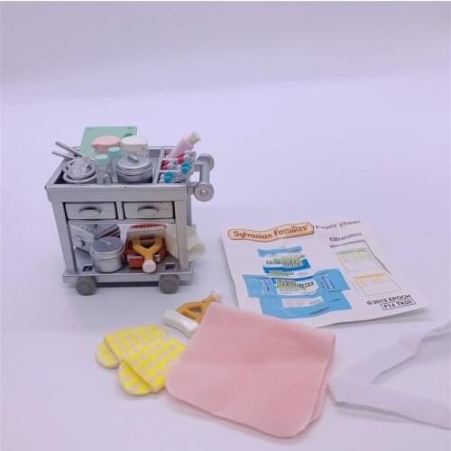 Geniune Sylvanian Doll Families Dollhouse Animal Figures furniture set clothes house food without package