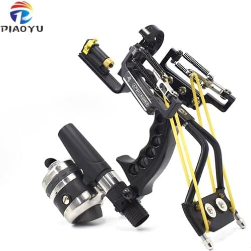 New High Quality Elastic Hunting Fishing Slingshot Precision Shooting Slingshot Bow and Arrow Rest Bow Laser Shooting Fish Bow