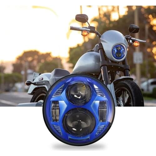 New 5.75 Inch Led Motorcycle Headlight Headlamp For Harley Dyna Sportster Softail 5 3/4"Headlamp FLSTSB FLSTSC FLSTSE