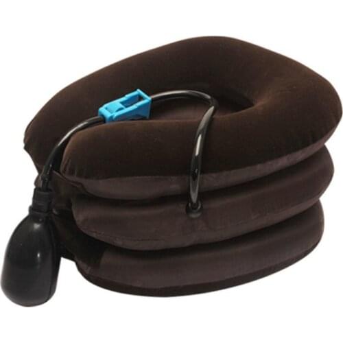 Fluffy Traction Cervical Pillow heal Neck Pain Decrease Cervical pressure coffee