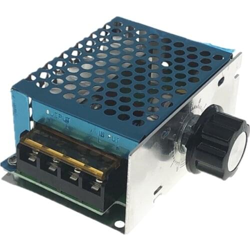 4000W 220V AC SCR Voltage Regulator Electric Motor Speed Controller Electronic Volt Regulator Dimmer Thermostat