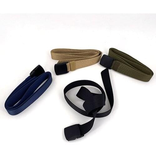 Outdoor Military Equipment Waistband Army Tactical Waist Support Men Wowen Ring Buckle Thicken Canvas Belts Hunting