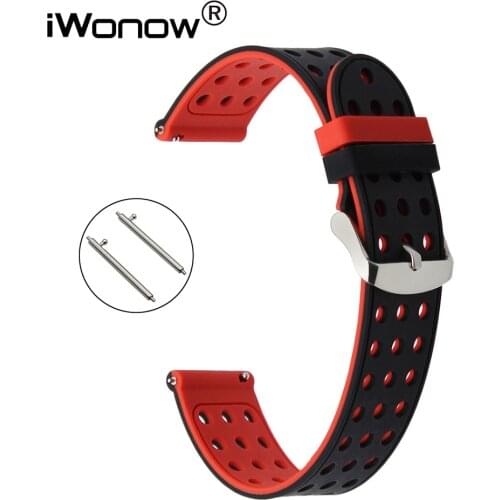 Quick Release Silicone Rubber Watchband for Casio Seiko Citizen Watch Band Wrist Strap 17mm 18mm 19mm 20mm 21mm 22mm 23mm 24mm