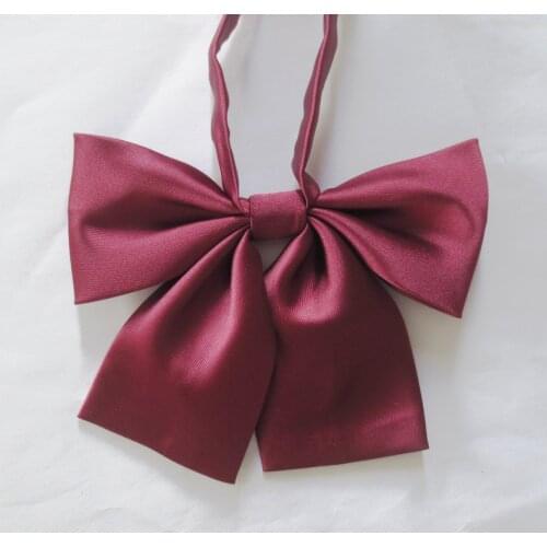 School Dresses Bow Tie For Girl Jk Uniforms Collar Butterfly Cravat Sailor Suit Pure Color School Student Accessories Neckties