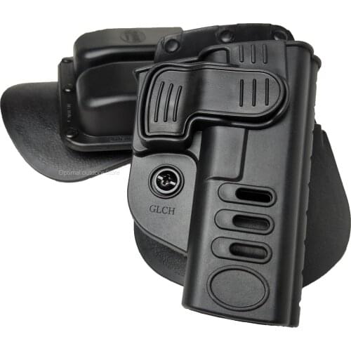 Tactical Glock Rifle Accessies Shot Police Holster Belt Pouch Tactical GL 2 Paddle Pistol Holster Block 17 19 22 23 31 32 34 35