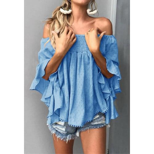 Блузки с коротким рукавом TULX China At AliExpress