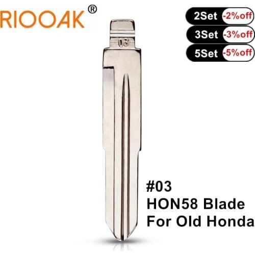 10pcs/lot Universal Remotes Flip Blade 03# HON58 KD VVDI Remote Car key for KD Remote for Honda Accord Odyssey old Civic