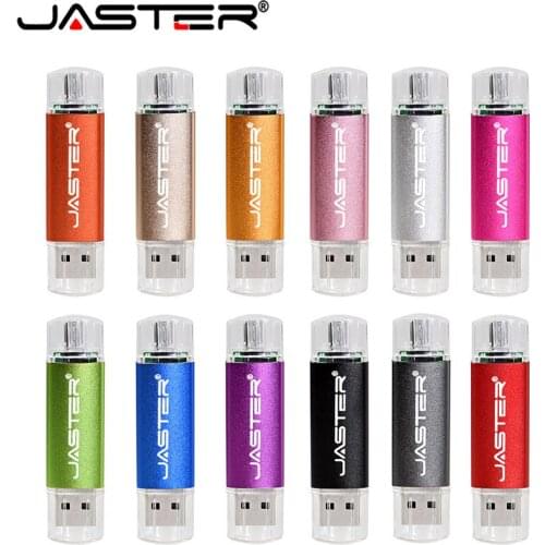 JASTER creative OTG usb 2.0 64GB USB flash drive pen drive 4GB 8GB 16GB 32GB memory Stick