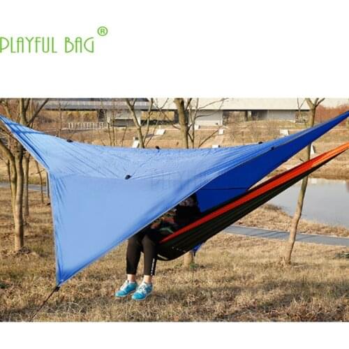 Outdoor Essentials Multifunctional Rhombic Hanger Skylight Outdoor Tent Sunscreen Shelter Bulk Lattice Oxford Cloth ZI17