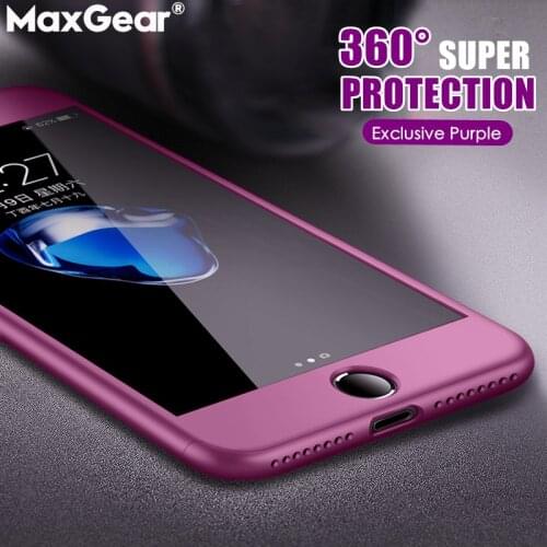 360 Full Body Cover Protective Phone Case+Glass For iPhone 11 Pro Max XS X XR 7 8 Plus 6 6S 5 5S SE 2 2020 Hard Shockproof Cover