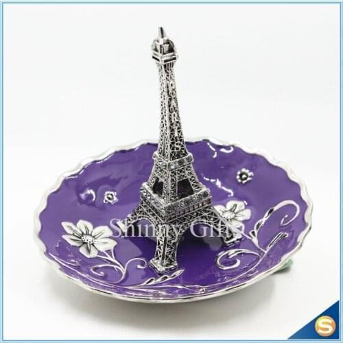 Znic Alloy Eiffel Tower Design Jewelry Display Stand Jewelry Organizer Holder Display for Earrings, Bracelets, Necklaces