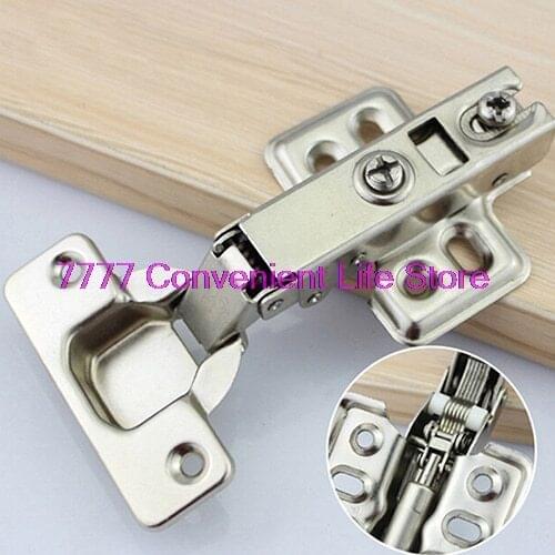 1pcs Safety Door Hydraulic Hinge Soft Close Full Cover For Kitchen Cabinet Cupboard