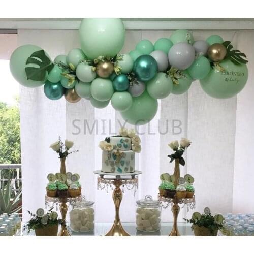 10inch Bean Green Olive Pearl Balloons Forest Green Metallic Balloon 50/100pcs Globos Wedding Birthday Event Party Decoration