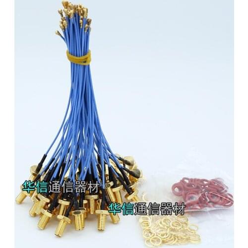 High quality IPX to SMA adapter cable 1.37 line 15CM modified road network card to increase the baffle with waterproof ring