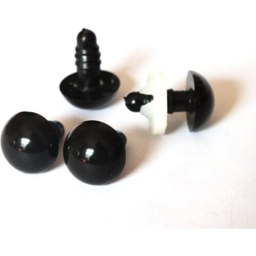 1000pcs of 10mm Black Plastic Safety Eyes Handmade Dolls Accessories for Amigurumi