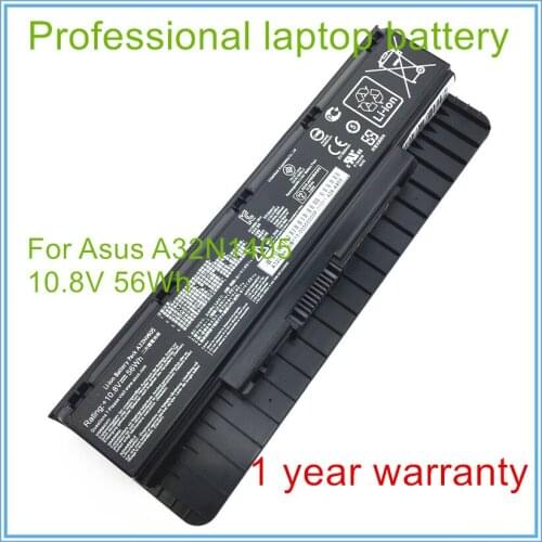 10.8V 56Wh Original A32N1405 Battery for ROG N551 N751 G551 G771 GL551 LG771 G551J G551JK G551JM Laptop