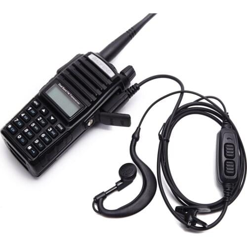 Baofeng bf-uv82 bf-uv8d walkie talkie dual PTT headset baofeng BF-UV82 UV8D dual PTT key setting