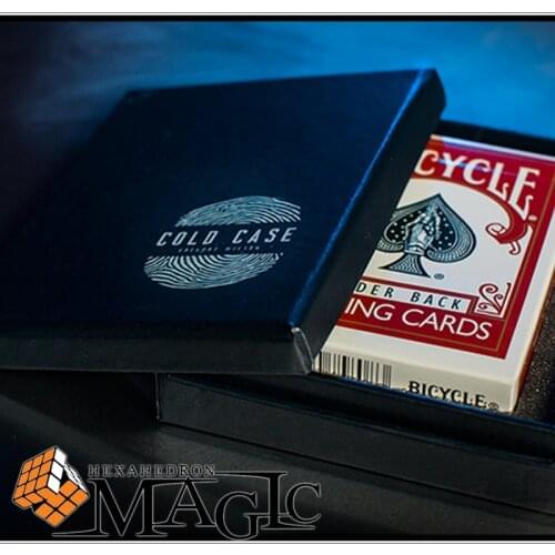 Free shipping! Cold Case (Gimmick and Online Instructions) by Greg Wilson close up Street mentalism Classic card magic tricks