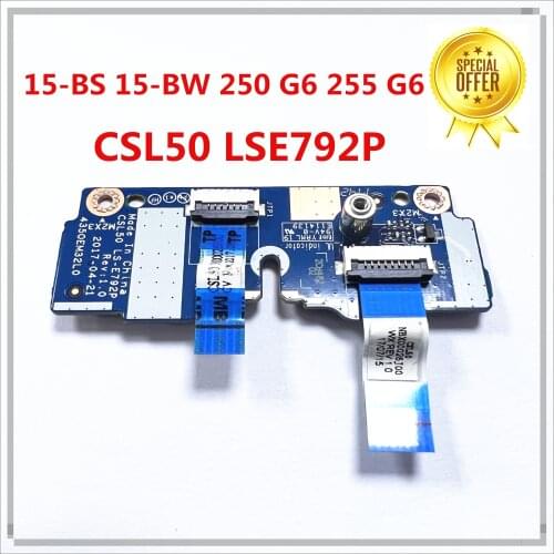 For HP 15-BS 15-BW 250 G6 255 G6 Laptop Touchpad Button Touch Board With Cable LS-E792P 100% Tested Fast Ship