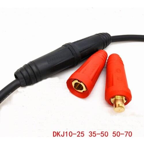 1 set Electric welding machine quick connector European cable welding coupler welding