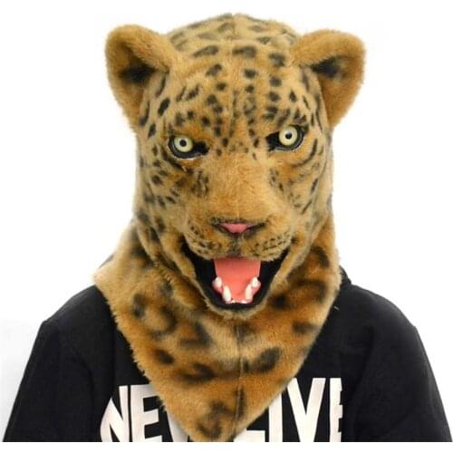 Customized Halloween Mouth Moving Mask Animal Adult Dress Up Headgear Helmet Props New