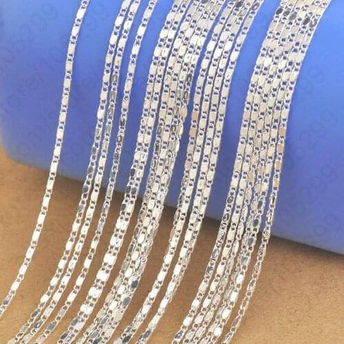 Wholesale 10PC 16''-30'' 925 Sterling Silver Necklace Chain With Lobster Clasps For Pendant DIY