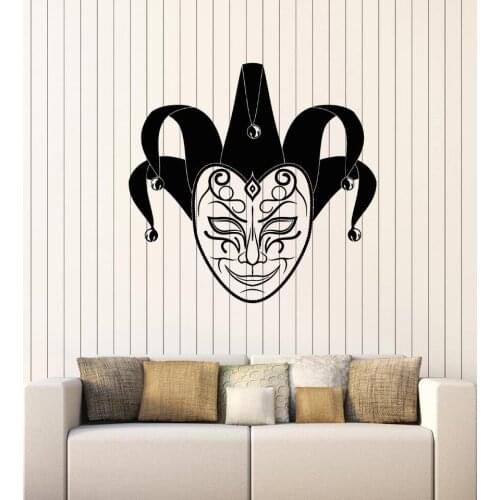 Joker Poker Card Casino Gambling Stickers Mural House Decoration Living Room Bedroom Wall Decor Decals Removable Modern P148