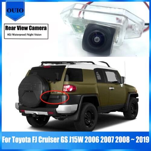 HD Rear View Reverse Camera For Toyota FJ Cruiser GS J15W 2006 2007 2008 ~ 2019 night vision BackUp Parking Waterproof Camera