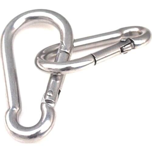 Carabiner Key Chain Clip Outdoor Camping Keyring Snap Hook Water Bottle Buckle Travel Kit Climbing Accessories