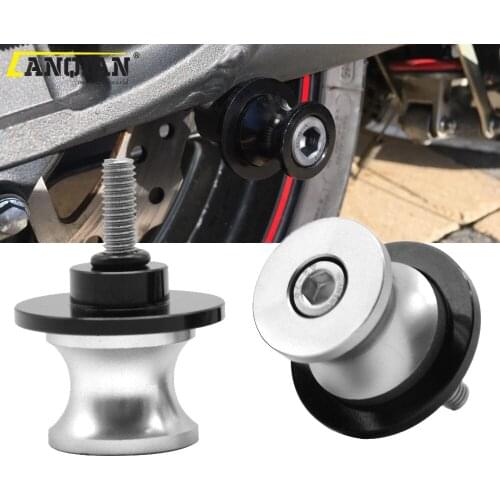 6mm Swingarm Sliders Spools Stand Bobbins Aluminum For Aprilia Dorsoduro Rs Rs50 Rs125 Rsv4 Rsv1000 Shiver 750 Tuono Tuonov4