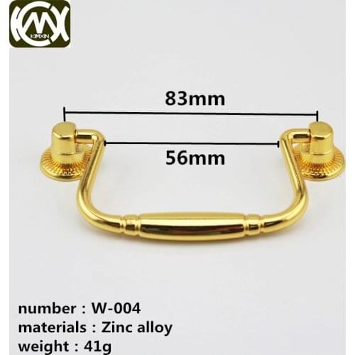 KIMXIN Wooden handle Sell zinc alloy cabinet to handle wooden box handle handle Equipped with screw Package mail W-004