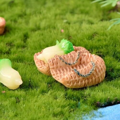 5Pcs Miniature Furniture Model Dustpan Shape Wide Application Resin Multi-use Miniature Decor Toy Set DIY for Doll House