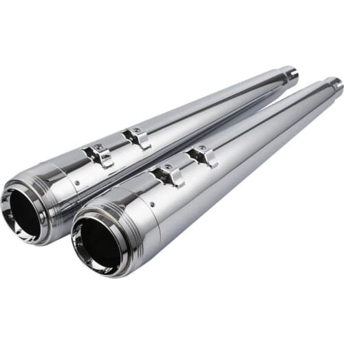 Motorcycle 4" Megaphone Slip-on Mufflers Exhaust Pipes For Harley Touring Road King Electra Street Glide Ultra Limited 1995-2016