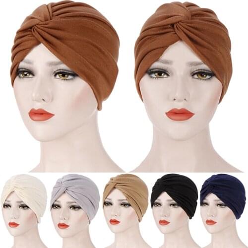 Cotton Muslim Turban Scarf Women Islamic Inner Hijab Caps Arab Wrap Head Scarves Femme Musulman Turbante Mujer Hair Accessories