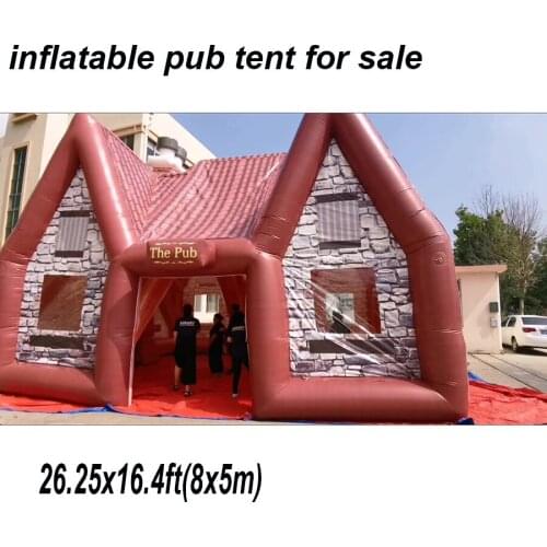 Cheap air blown up pub tent inflatable exhibition pub bar tent durable drinking wine house canopy for sale
