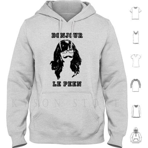 Bonjour Le Peen-New Girl Hoodie Long Sleeve New Girl Zooey Day Bonjour Le Peen Comedy