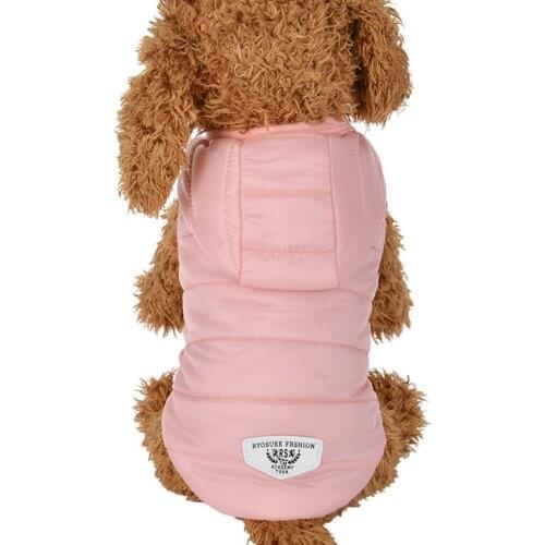 Dog Clothes Winter Warm Pet Dog Coat Jacket Puppy Chihuahua Clothing Hoodies For Small Medium Dogs Puppy Yorkshire Outfit XS-L