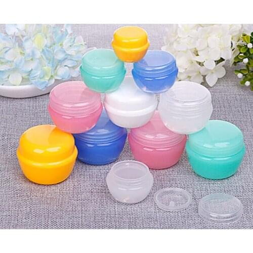 Refillable Bottles 5g/10g/20g/30g Plastic Empty Makeup Jar Pot Travel Face Cream/Lotion/Cosmetic Container Travel Accessories