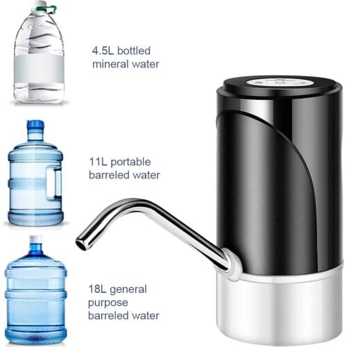 Automatic Bump for Water Bottle Electric Drinking Water Pump Dispenser Portable USB Charge Bottle Water Pump for 4.5-19 Liter